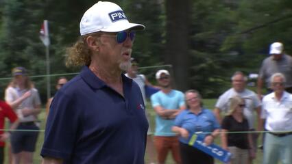 Miguel Angel Jiménez | Round 3 | 9th hole | Shot 3 | 2025 Principal