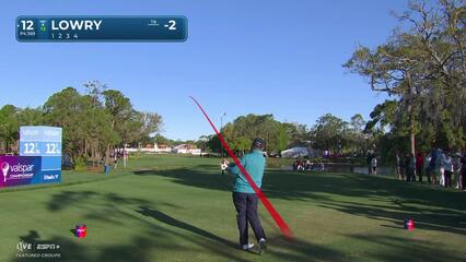 Shane Lowry | Round 2 | 12th hole | Shot 1 | 2025 Valspar