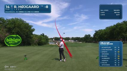 Rasmus Højgaard | Round 4 | 14th hole | Shot 1 | 2025 THE CJ CUP