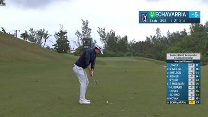 Nico Echavarria | Round 2 | 14th hole | Shot 2 | 2024 Butterfield Bermuda