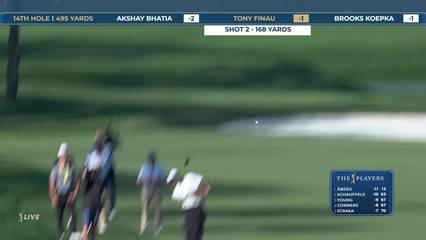 Tony Finau | Round 2 | 14th hole | Shot 2 | 2026 THE PLAYERS