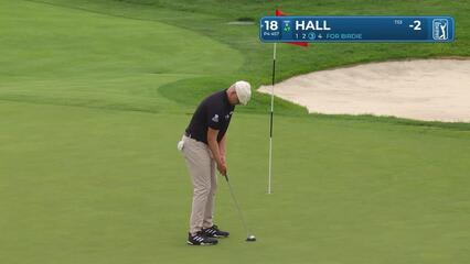 Harry Hall | Round 1 | 18th hole | Shot 4 | 2025 Rocket Classic