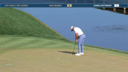 Sam Burns | Round 3 | 4th hole | Shot 4 | 2026 THE PLAYERS