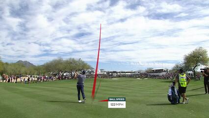 Jordan Spieth | 2023 WM Phoenix Open | Round 4 | 9th hole | Shot 2