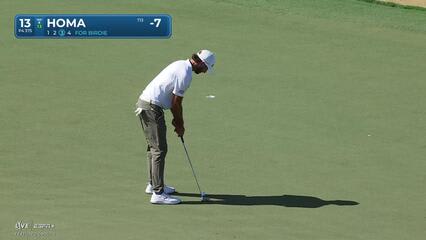 Max Homa | Round 2 | 13th hole | Shot 4 | 2025 The Sentry