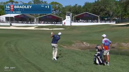 Keegan Bradley | Round 4 | 14th hole | Shot 3 | 2026 Valspar