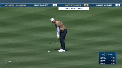 Matthieu Pavon | Round 1 | 14th hole | Shot 3 | 2025 THE PLAYERS