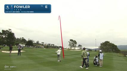 Rickie Fowler | Round 1 | 4th hole | Shot 2 | 2025 AT&T Pebble Beach