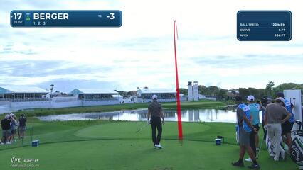 Daniel Berger | Round 1 | 17th hole | Shot 1 | 2025 Cognizant Classic