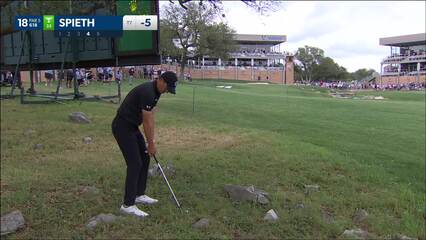Jordan Spieth | 2024 Valero | Round 4 | 18th hole | Shot 4