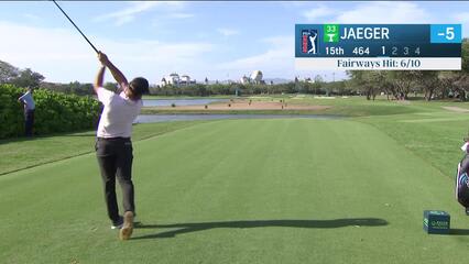 Stephan Jaeger | Round 1 | 15th hole | Shot 1 | 2025 Mexico Open