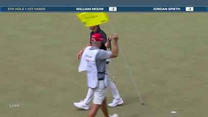 William Mouw | Round 3 | 5th hole | Shot 4 | 2026 THE PLAYERS