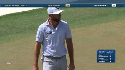 Sam Burns | Round 4 | 7th hole | Shot 4 | 2026 THE PLAYERS