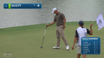 Adam Scott | Round 4 | 9th hole | Shot 3 | 2026 Cadillac