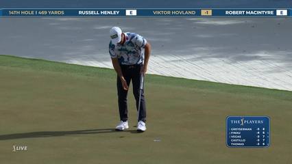 Viktor Hovland | Round 1 | 14th hole | Shot 4 | 2026 THE PLAYERS