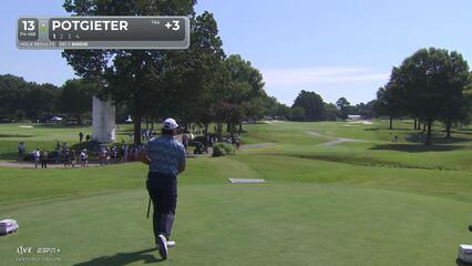 Aldrich Potgieter | Round 2 | 13th hole | Shot 1 | 2025 FedEx St. Jude