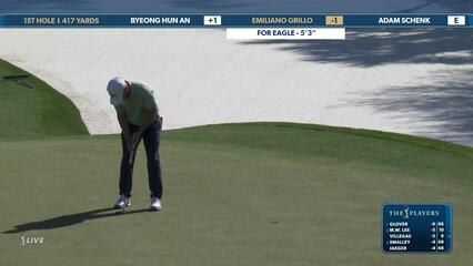 Emiliano Grillo | Round 1 | 1st hole | Shot 3 | 2025 THE PLAYERS