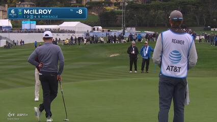 Rory McIlroy | Round 2 | 6th hole | Shot 4 | 2025 AT&T Pebble Beach