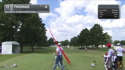 Justin Thomas | Round 4 | 17th hole | Shot 1 | 2025 FedEx St. Jude