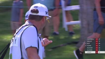 David Lipsky | Round 4 | 17th hole | Shot 2 | 2025 John Deere