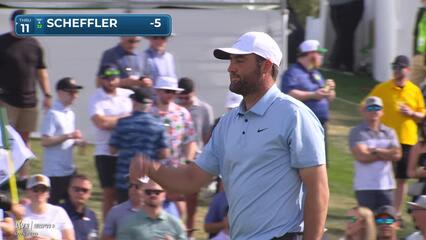 Scottie Scheffler | Round 2 | 2nd hole | Shot 4 | 2025 WM Phoenix Open