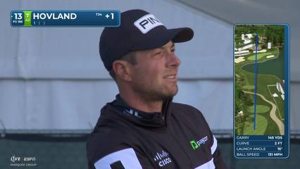 Viktor Hovland | Round 1 | 13th hole | Shot 1 | 2026 Valspar