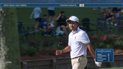 Takumi Kanaya | Round 4 | 16th hole | Shot 4 | 2026 THE PLAYERS