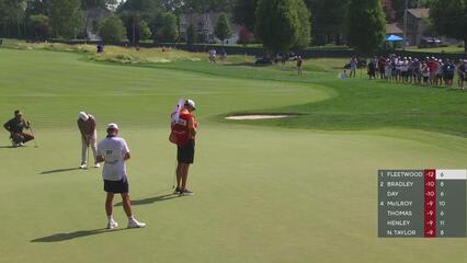 Tommy Fleetwood | Round 3 | 7th hole | Shot 4 | 2025 Travelers