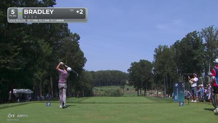 Keegan Bradley | Round 4 | 5th hole | Shot 1 | 2025 BMW Championship