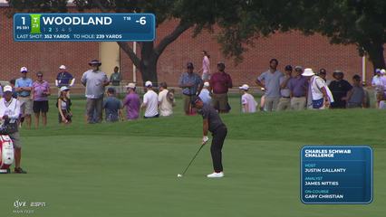Gary Woodland | Round 3 | 1st hole | Shot 2 | 2026 Charles Schwab