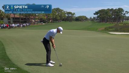 Jordan Spieth | Round 2 | 2nd hole | Shot 4 | 2025 Cognizant Classic
