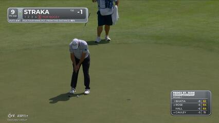 Sepp Straka | Round 1 | 9th hole | Shot 5 | 2025 FedEx St. Jude