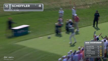 Scottie Scheffler | Round 2 | 12th hole | Shot 1 | 2025 BMW Championship