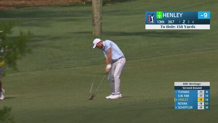 Russell Henley | Round 2 | 13th hole | Shot 2 | 2025 RBC Heritage