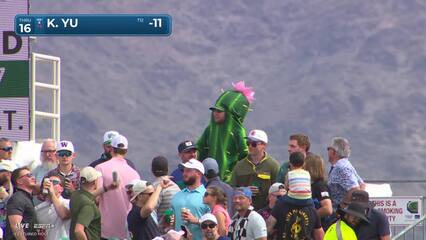 Kevin Yu | Round 4 | 3rd hole | Shot 3 | 2025 WM Phoenix Open