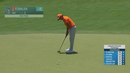 Rickie Fowler | Round 4 | 4th hole | Shot 4 | 2025 Charles Schwab