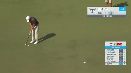 Wyndham Clark | Round 1 | 16th hole | Shot 3 | 2026 TOUR Championship