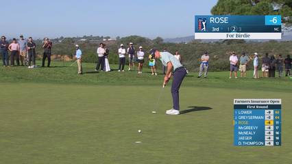 Justin Rose | Round 1 | 3rd hole | Shot 2 | 2026 Farmers