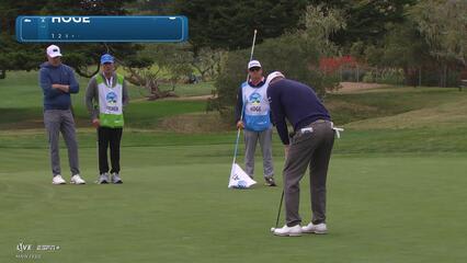 Tom Hoge | Round 1 | 2nd hole | Shot 5 | 2025 AT&T Pebble Beach