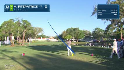 Matt Fitzpatrick | Round 2 | 12th hole | Shot 1 | 2026 Valspar