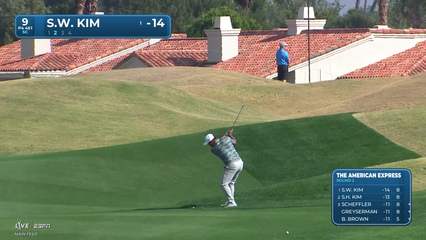 Si Woo Kim | Round 2 | 9th hole | Shot 2 | 2026 The American Express