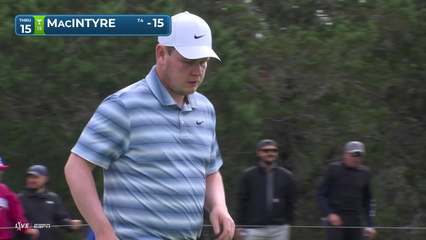 Robert MacIntyre | Round 4 | 15th hole | Shot 3 | 2026 Valero