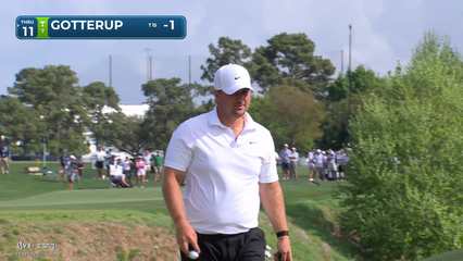 Chris Gotterup | Round 1 | 2nd hole | Shot 3 | -1 Houston Open