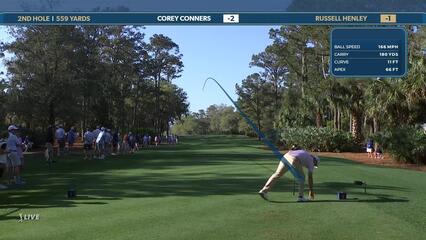 Russell Henley | Round 3 | 2nd hole | Shot 1 | 2025 THE PLAYERS