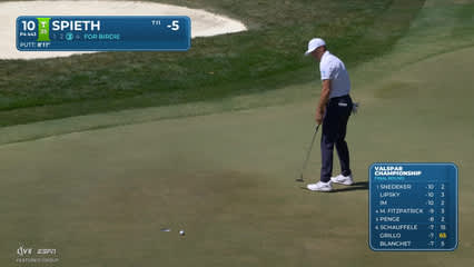 Jordan Spieth | Round 4 | 10th hole | Shot 4 | 2026 Valspar