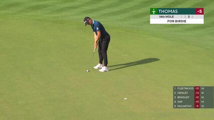 Justin Thomas | Round 3 | 14th hole | Shot 3 | 2025 Travelers