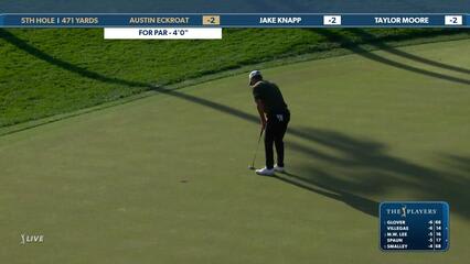 Austin Eckroat | Round 1 | 5th hole | Shot 4 | 2025 THE PLAYERS