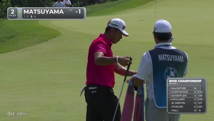 Hideki Matsuyama | Round 2 | 2nd hole | Shot 3 | 2025 BMW Championship