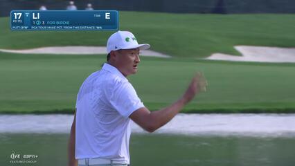 Haotong Li | Round 1 | 17th hole | Shot 2 | 2025 3M Open