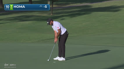 Max Homa | Round 2 | 10th hole | Shot 4 | 2025 Sanderson Farms